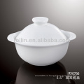 Buena calidad plato de sopa de porcelana blanca china